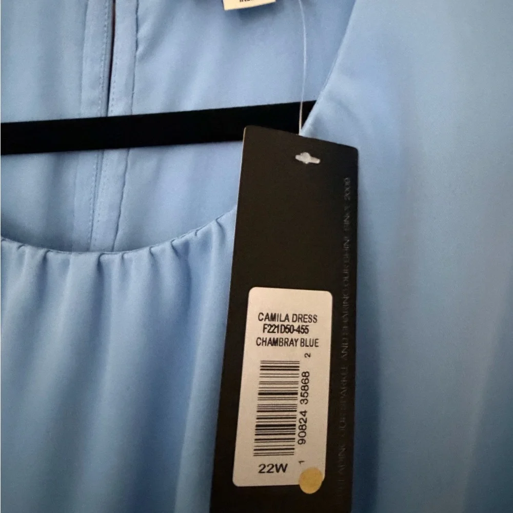 NWT Sachin + Babi Camilla Dress chambray blue size 22W - Picture 4 of 4